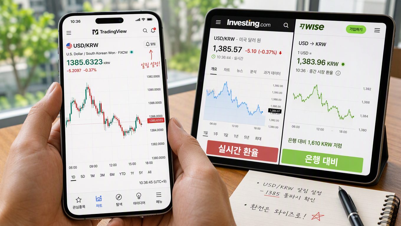실시간 환율 차트에서 정확한 정보 확인하는 방법